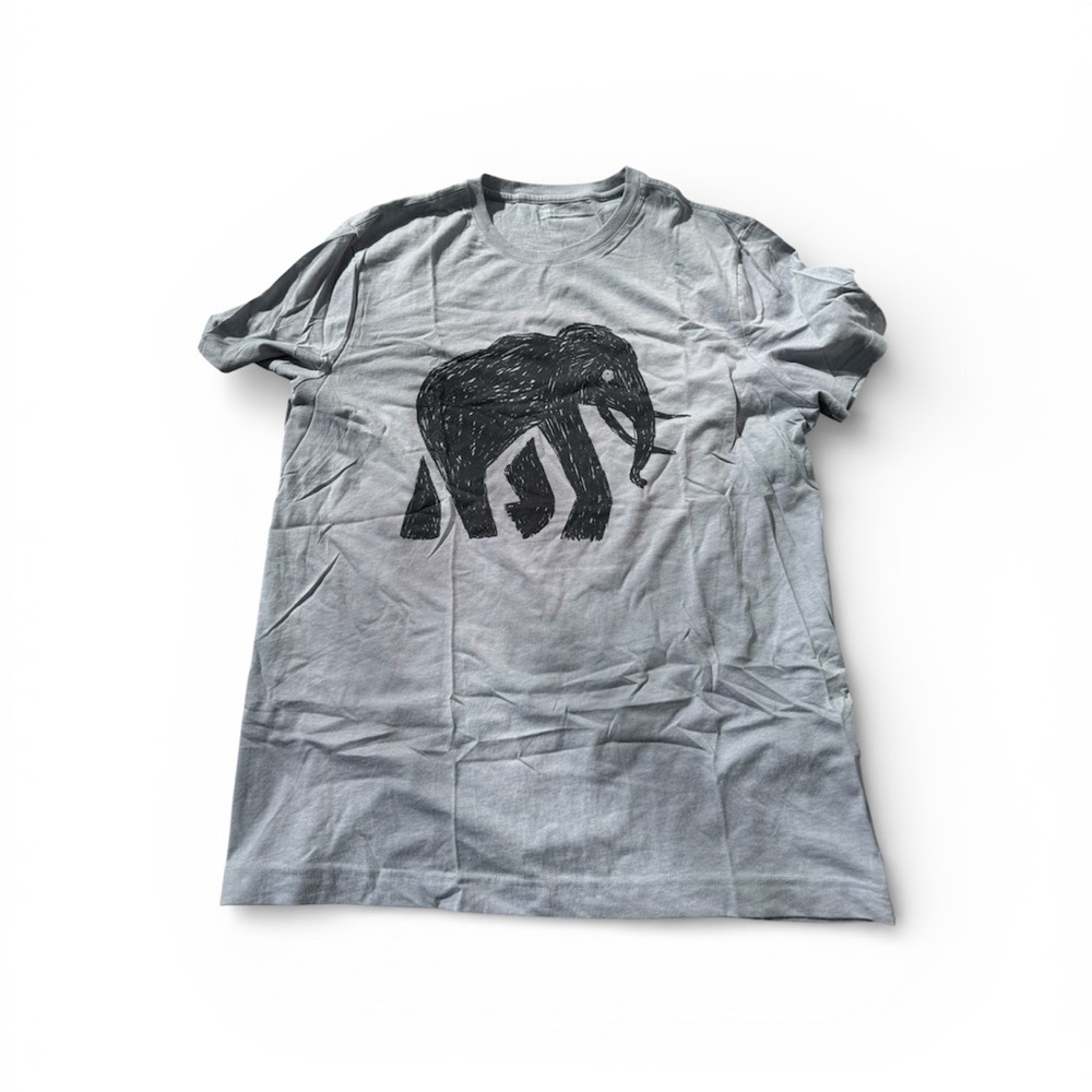 Banana Republic Gray Elephant Tee